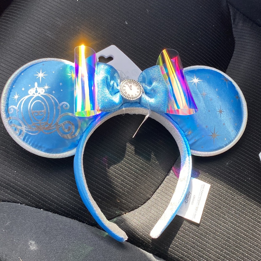 Disney Park 2024 Cinderella Minnie Ear Headband BNWT